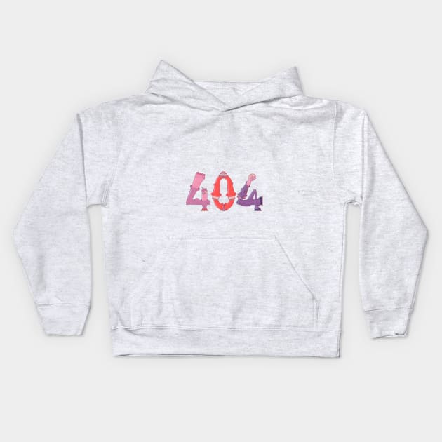 404 error Kids Hoodie by Sasshhaaaart